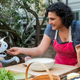 Samin Nosrat with Waffles and Mochi